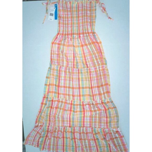 BLEU ROD BEATTIE Sz Large Hip to be Square 4 Tiered Cover Up Dress $100 - Picture 6 of 14